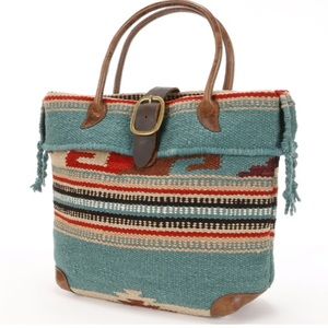XXL AmeriLeather Odyssey Wool Bohemian Tote